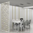 Ver imagem 1 de Painel Vazado Divisória Mdf Istambul Branco - 1,80x2,60m