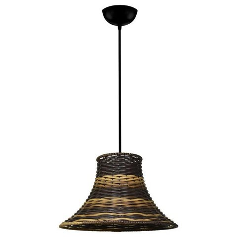 Lustre Pendente de Junco - Modelo Chapéu Chines - Modelo Cappucino