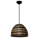 Ver imagem 1 de Lustre Pendente de Junco - Modelo Meia Bola - Modelo Cappuccino