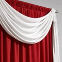 Ver imagem 2 de Cortina Quarto e Sala 3,00 x 2,30 Vermelho Lais com Bando