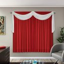 Ver imagem 5 de Cortina Quarto e Sala 3,00 x 2,30 Vermelho Lais com Bando