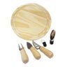 Kit Gourmet Tabua Queijos/frios Vinho Com 4 Peças Barato - 2