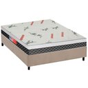 Ver imagem 1 de Cama Box Colchão Ortopédico Plumatex D28-ep Anatômico Falcon Ultra Firmebase Suede Clean(138x188)