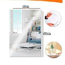 Ver mais imagens de Espelho Adesivo Gigante 60cm Placa Flexivel Retangular Autocolante Parede Yeet