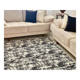 Tapete para Sala Mesclado Carrara 2x2,5m Preto - 4