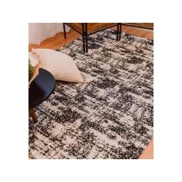 Tapete para Sala Mesclado Carrara 2x2,5m Preto - 7