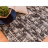 Tapete para Sala Mesclado Carrara 2x2,5m Preto - 2