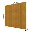 Ver imagem 2 de Painel para Tv 100% Mdf Realce 220 Naturale - Gelius
