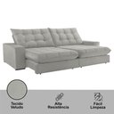 Ver imagem 4 de Sofá Livy Veludo 02 Módulos de 100m B25cm Meu Sofá Online