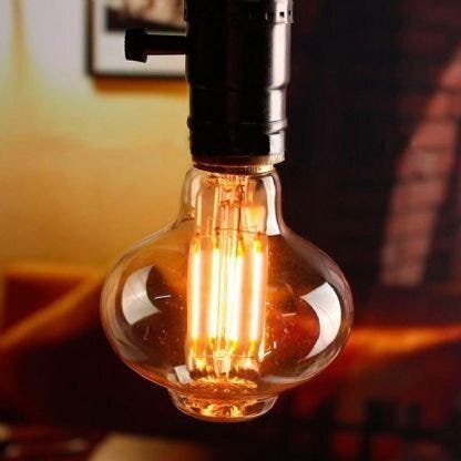 Lâmpada Retrô Decorativa Vintage Thomas Edison L80 220v - 3