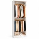Ver imagem 2 de Armário Closet Modulado Cabideiro Arara Max Branco