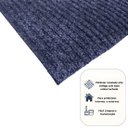 Ver imagem 6 de Tapete Passadeira Capacho Alta Absorção Antider 0,60x4,00 Azul