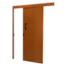 Porta de Correr Madeira 215x90cm Sobrepor Reversível Melamínico MGM - 4