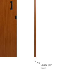 Porta de Correr Madeira 215x90cm Sobrepor Reversível Melamínico MGM - 10