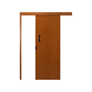 Porta de Correr Madeira 215x90cm Sobrepor Reversível Melamínico MGM