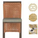 Ver imagem 3 de Mesa Bistrô e 2 Banquetas Roma Marrom Corda Náutica Estofado 8 Trama Original