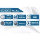 Ver imagem 2 de Colchão Queen Luckspuma Molas Bonnel Trade Pillow Top (158x198x30) - 