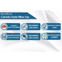 Ver imagem 3 de Colchão Queen Luckspuma Molas Bonnel Trade Pillow Top (158x198x30) - 