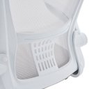Ver imagem 6 de Kit 4 Cadeiras de Escritório Diretor com Sistema Relax Baltimore Cinza/Branco Rivatti