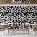 Ver imagem 2 de Papel de Parede Casual Bolas de Futebol Textura Gh Papel de Parede 2,5m