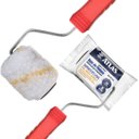 Ver imagem 5 de Rolo de Pintura Pequeno Minirolo 5cm Lã Microfibra 10mm Antirespingo com Suporte | Atlas