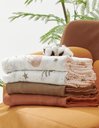 Ver imagem 4 de Momcozy Manta Swaddle em Musselina, 47x47", Ultra Macia e Respirável (ocean World)