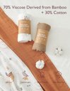 Ver imagem 2 de Momcozy Manta Swaddle em Musselina, 47x47", Ultra Macia e Respirável (ocean World)