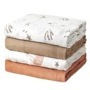 Ver imagem 1 de Momcozy Manta Swaddle em Musselina, 47x47", Ultra Macia e Respirável (ocean World)