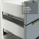 Ver imagem 5 de Armário de Cozinha Completa 190cm Lux Madesa Branco e Cinza