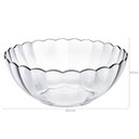 Ver imagem 2 de Jogo 6 Tigelas de Vidro Saladeira Redonda Grande 3 Litros Bowl Bella Marinex Cozinha