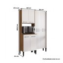 Ver imagem 5 de Armário de Cozinha Compacta Arizona Unity Carraro Carvalho com Branco