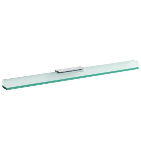Prateleira 400 Mm de Vidro Verso Cromado Roca