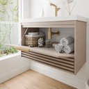 Ver imagem 4 de Gabinete para Banheiro 80cm com 1 Porta 1 Gaveta e Cuba de Embutir Paraty