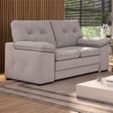 Ver imagem 6 de Conjunto de Sofás 3 e 2 Lugares Besthouse Gênova em Tecido Veludo - Capuccino