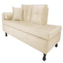 Ver imagem 2 de Recamier Cancun 140m Suede Bege - Dominic Decor