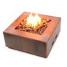 Lareira a Gás para Área Externa em Aço Corten Fire Pit Tenerife - K3 Imports Fire Pit Corten Tenerif - 1