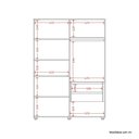 Ver mais imagens de Conjunto Infantil Guarda-roupa e Cômoda Vittoria