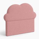 Ver imagem 5 de Cabeceira Infantil Cama Solteiro 0,90m Orgânica Curva Nuvem Bouclê Rosê - Montanari's Decor