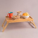 Ver imagem 2 de BANDEJA COM PÉS DOBRÁVEIS DE BAMBU 50CM - OIKOS