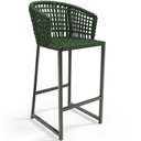 Ver imagem 2 de Kit 06 Banqueta Para Área Gourmet Cozinha Varanda Corda Náutica Porto D04 Verde - Lyam Decor