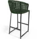 Ver mais imagens de Kit 06 Banqueta Para Área Gourmet Cozinha Varanda Corda Náutica Porto D04 Verde - Lyam Decor
