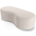 Ver imagem 2 de Puff Decorativo Orgânico para Living Quarto 140cm Orbit W01 Bouclê Creme - Lyam Decor