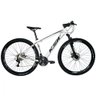 Bicicleta Aro 29 Ksw Xlt 24 Marchas Shimano Freio Hidraulico Branco Preto 19´´ - 1