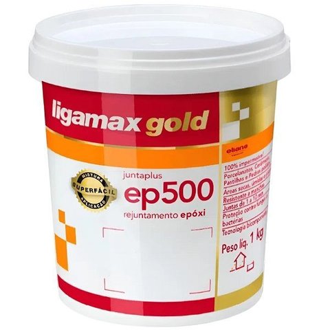 Rejunte Epoxi Ligamax Gold Ep500 1kg Marfim