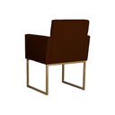Ver imagem 2 de Conjunto 02 Poltronas para Recepção e Sala Klara Suede Vinho