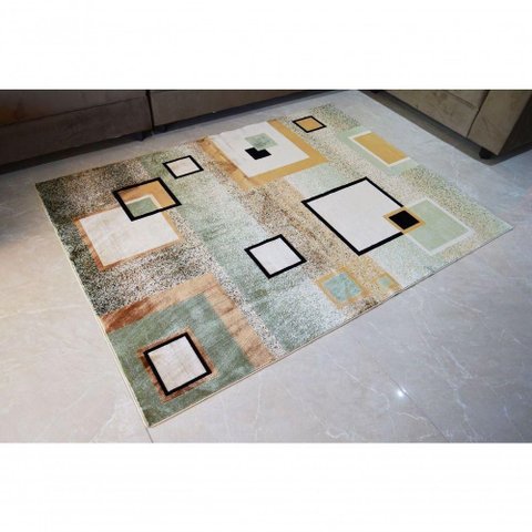Tapete Veludo 2.00m x 3.00m Marbella Moderno Quadrado Rayza