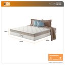 Ver imagem 3 de Colchão King Zidi Super Houston 193x203cm Pillow In Molas Ensacadas