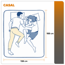 Ver mais imagens de Colchão Casal Houston Molas Ensacadas Pillow In 138x188x28cm