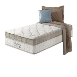 Colchão Solteirão Zidi Solteiro King Twin Houston 96x203cm Pillow In Molas Ensacadas - 1