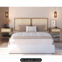 Ver imagem 2 de Cabeceira Casal e Queen com 2 Mesas Laterais Arlo A10 Hanover/dourado - Mpozenato